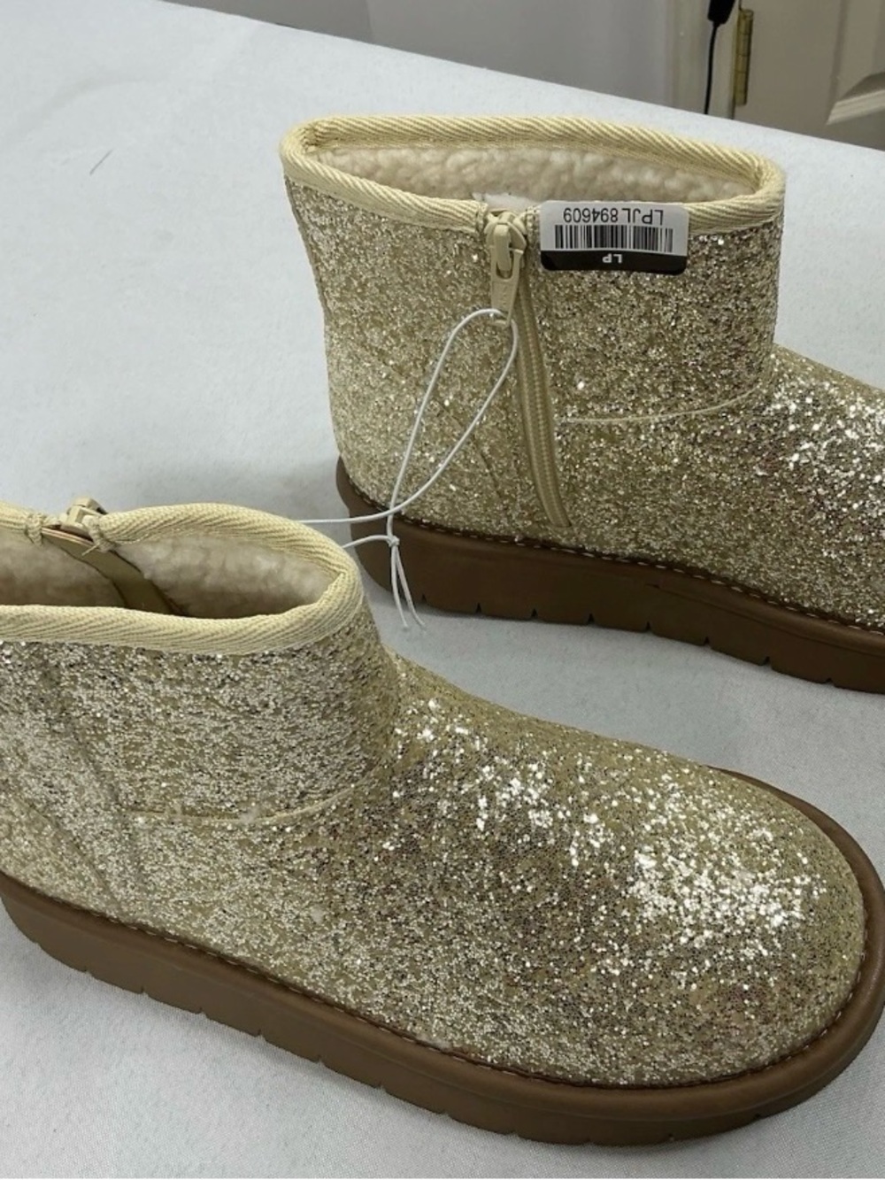 Sparkle Short Winter Boot - Gold Cat & Jack